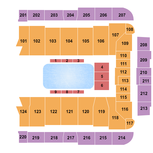 CFG Bank Arena Disney On Ice Seating Chart